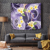 Polynesian Tribal Tattoo Tapestry Plumeria Purple Marble Pattern LT9 Purple - Polynesian Pride