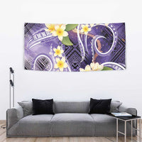 Polynesian Tribal Tattoo Tapestry Plumeria Purple Marble Pattern LT9 - Polynesian Pride