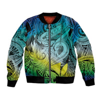 Personalised Aloha King Kamehameha Spirits Bomber Jacket Art Special LT9 Unisex Art - Polynesian Pride