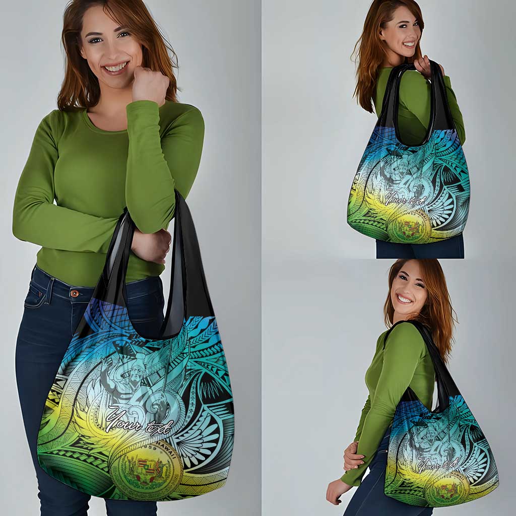 Personalised Aloha King Kamehameha Spirits Grocery Bag Art Special