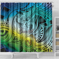 Personalised Aloha King Kamehameha Spirits Shower Curtain Art Special