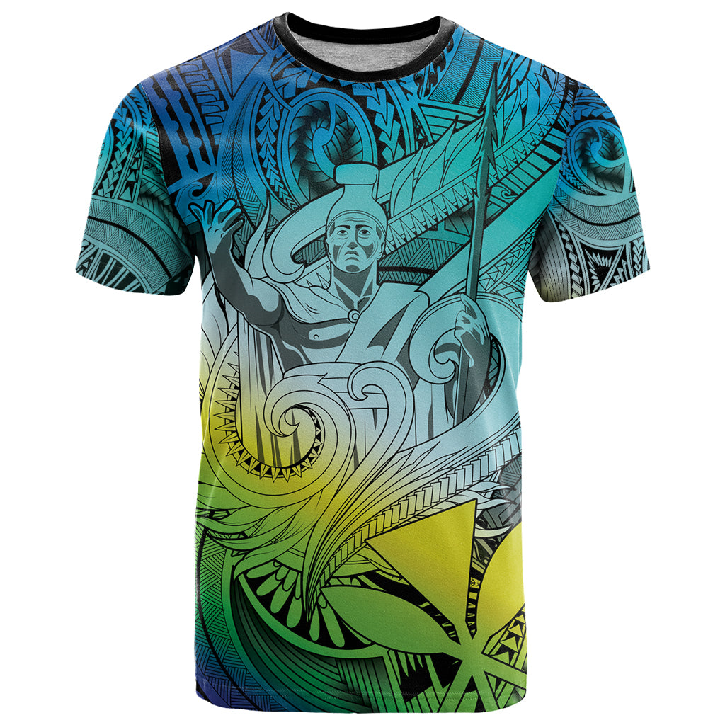 Personalised Aloha King Kamehameha Spirits T Shirt Art Special LT9 Art - Polynesian Pride