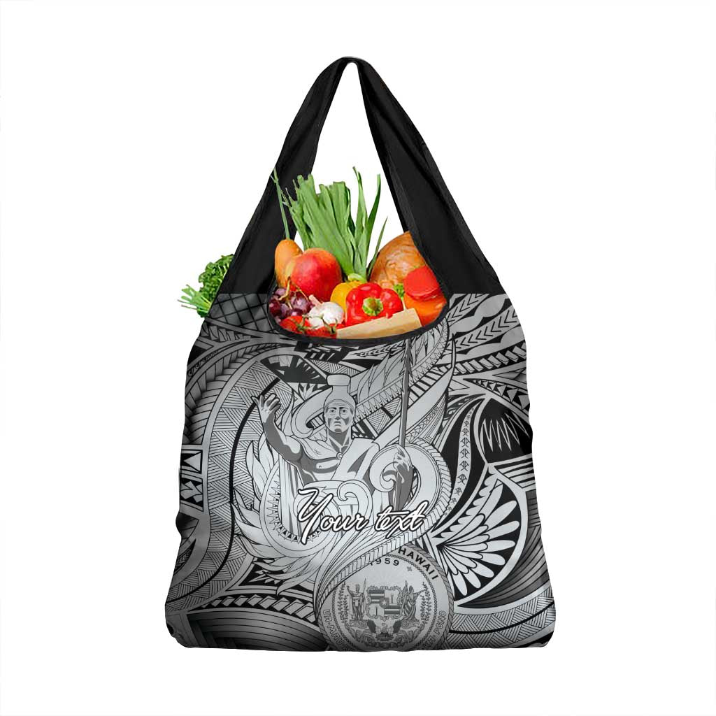 Personalised Aloha King Kamehameha Spirits Grocery Bag Grey Special