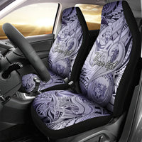 Personalised Aloha King Kamehameha Spirits Car Seat Cover Violet Special