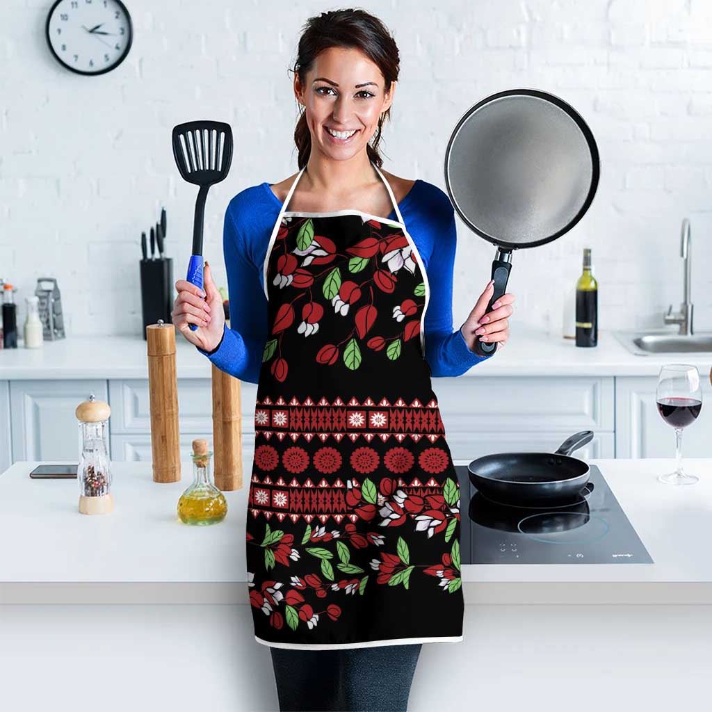 Fiji Masi Bula Tagimoucia Flowers Apron LT9 - Polynesian Pride