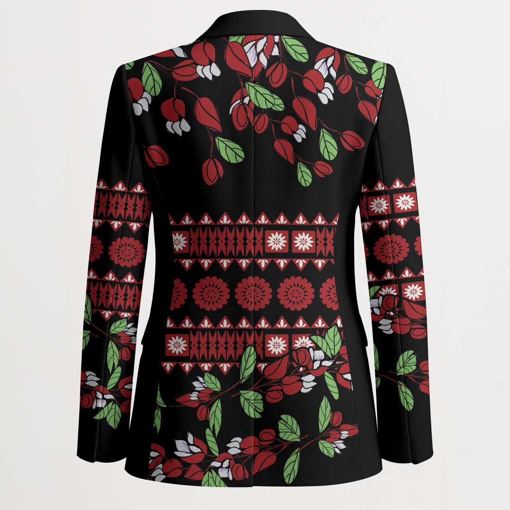 Fiji Masi Bula Tagimoucia Flowers Blazer - Polynesian Pride
