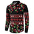 Fiji Masi Bula Tagimoucia Flowers Button Sweatshirt