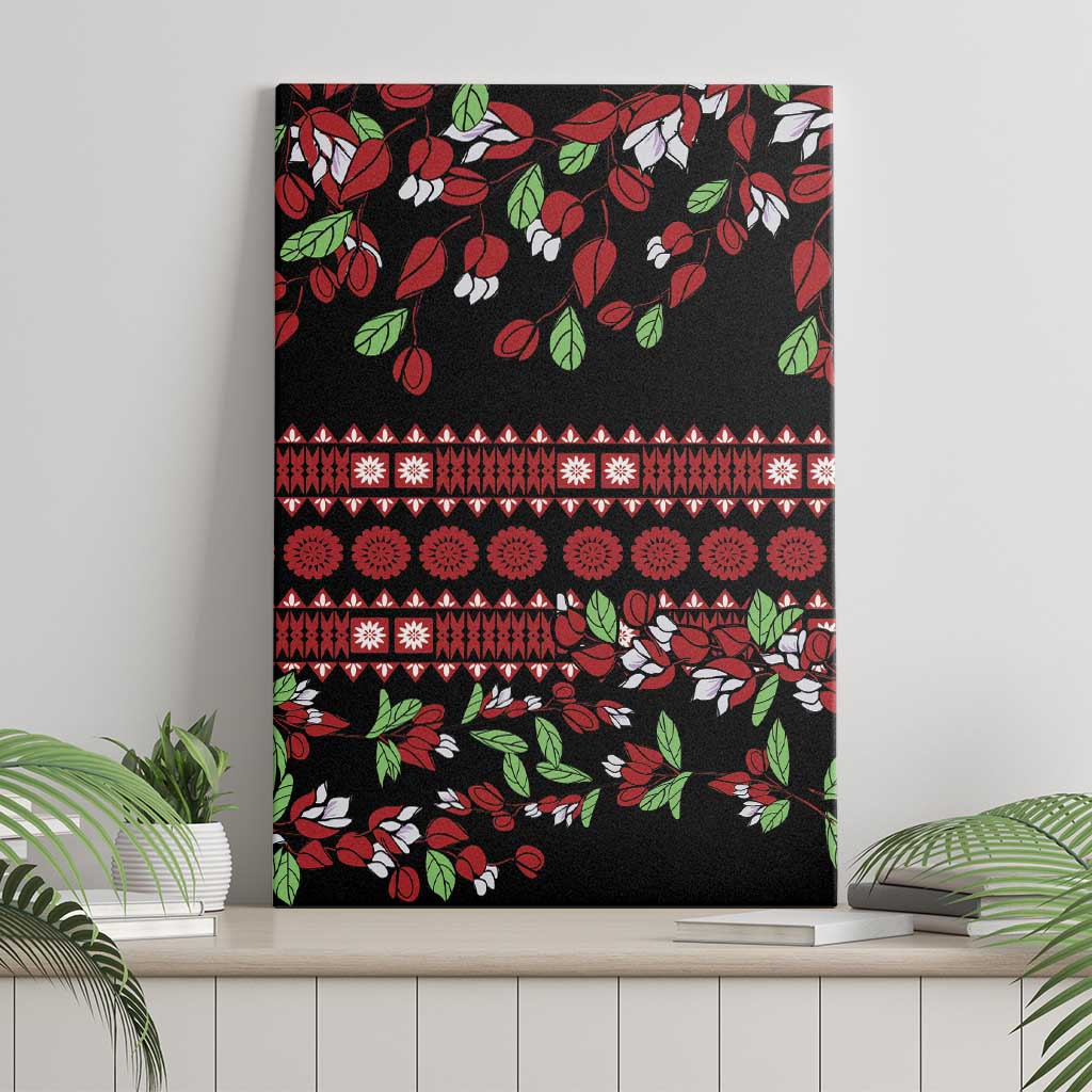 Fiji Masi Bula Tagimoucia Flowers Canvas Wall Art