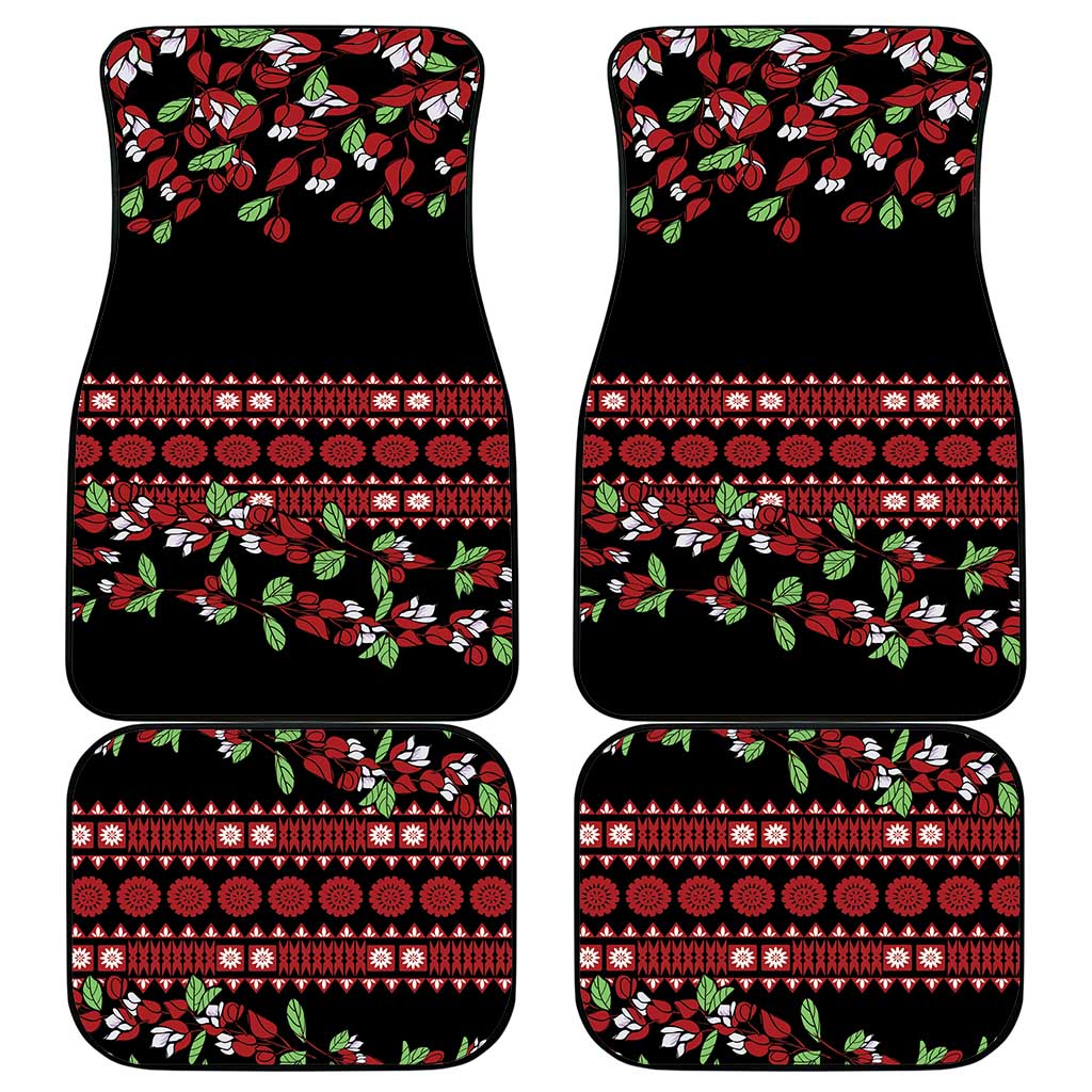 Fiji Masi Bula Tagimoucia Flowers Car Mats