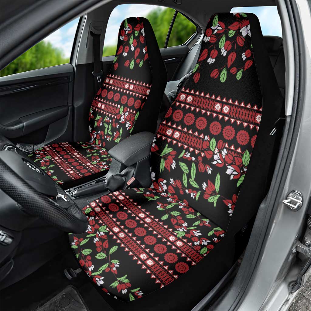 Fiji Masi Bula Tagimoucia Flowers Car Seat Cover