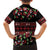 Fiji Masi Bula Tagimoucia Flowers Family Matching Off Shoulder Short Dress and Hawaiian Shirt