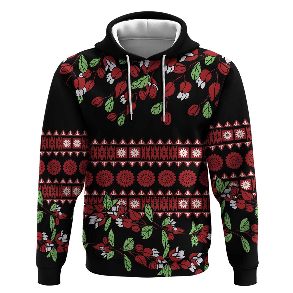 Fiji Masi Bula Tagimoucia Flowers Hoodie