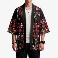Fiji Masi Bula Tagimoucia Flowers Kimono - Polynesian Pride