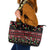 Fiji Masi Bula Tagimoucia Flowers Leather Tote Bag