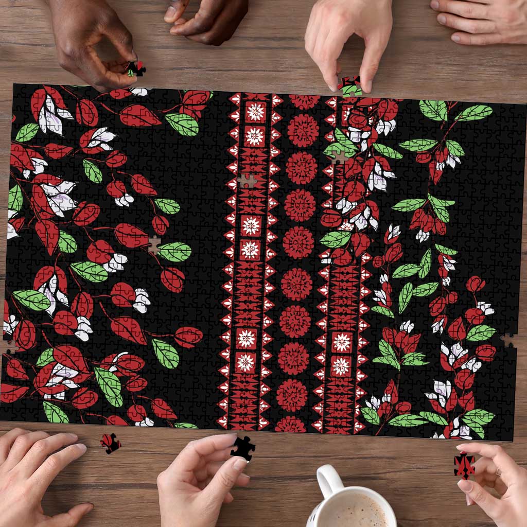 Fiji Masi Bula Tagimoucia Flowers Puzzle - Polynesian Pride