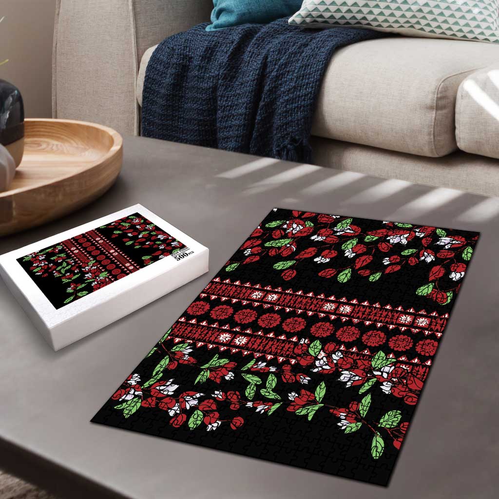 Fiji Masi Bula Tagimoucia Flowers Puzzle - Polynesian Pride