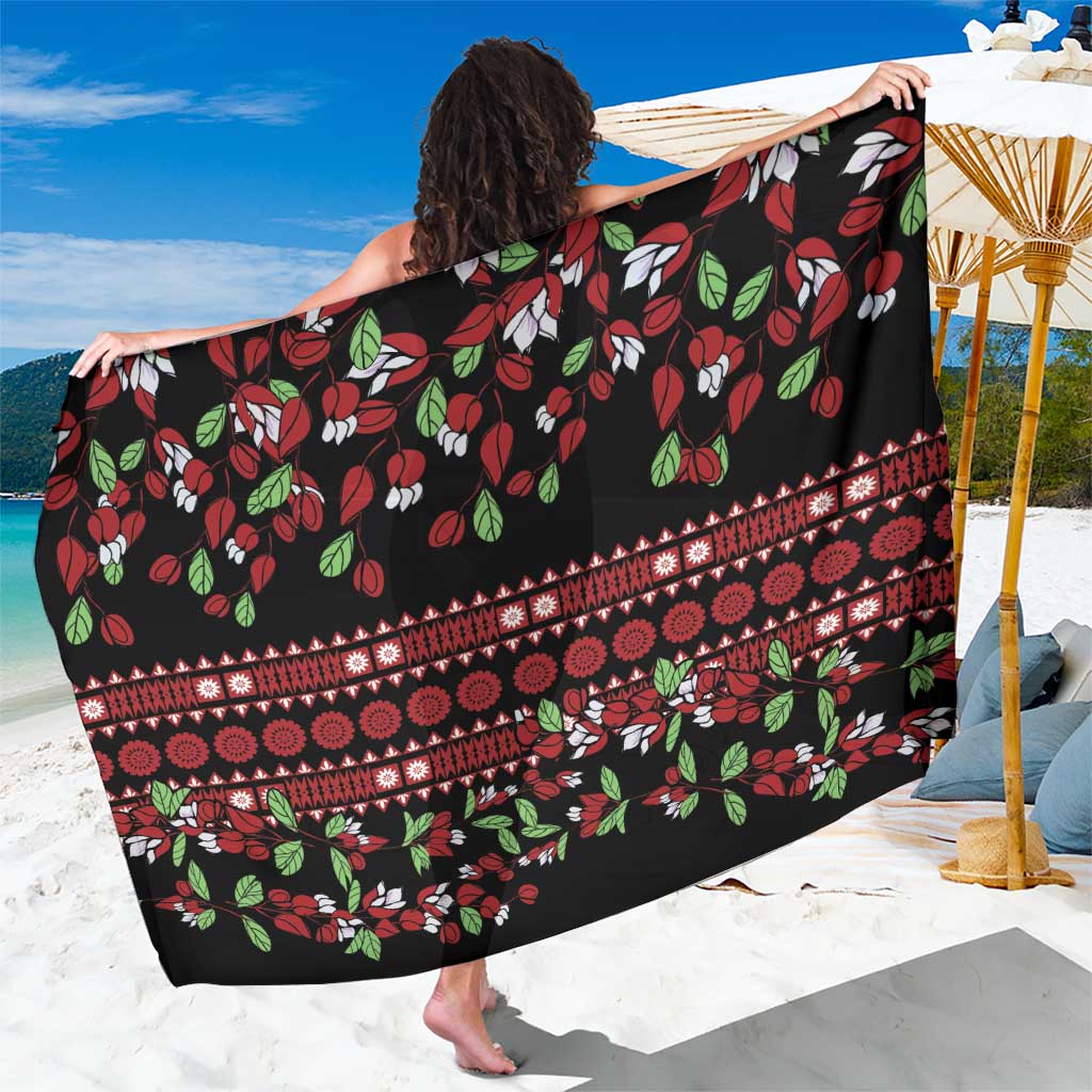 Fiji Masi Bula Tagimoucia Flowers Sarong