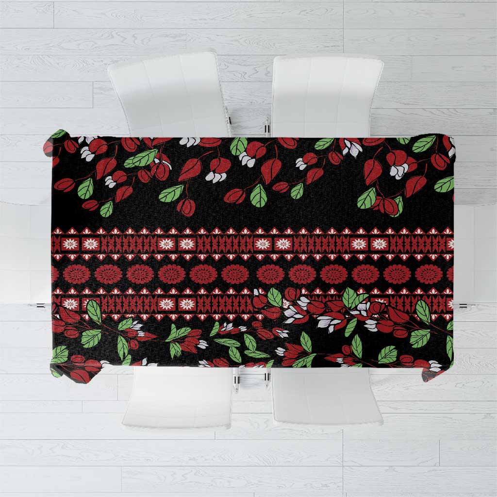 Fiji Masi Bula Tagimoucia Flowers Tablecloth