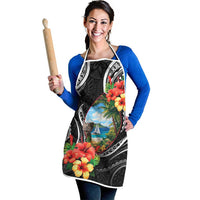 Hafa Adai Guam Apron Guahan Seal Chamorro Stones Tribal LT9 - Polynesian Pride