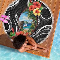 Hafa Adai Guam Beach Blanket Guahan Seal Chamorro Stones Tribal