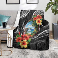 Hafa Adai Guam Blanket Guahan Seal Chamorro Stones Tribal