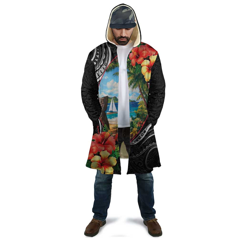 Hafa Adai Guam Cloak Guahan Seal Chamorro Stones Tribal - Polynesian Pride