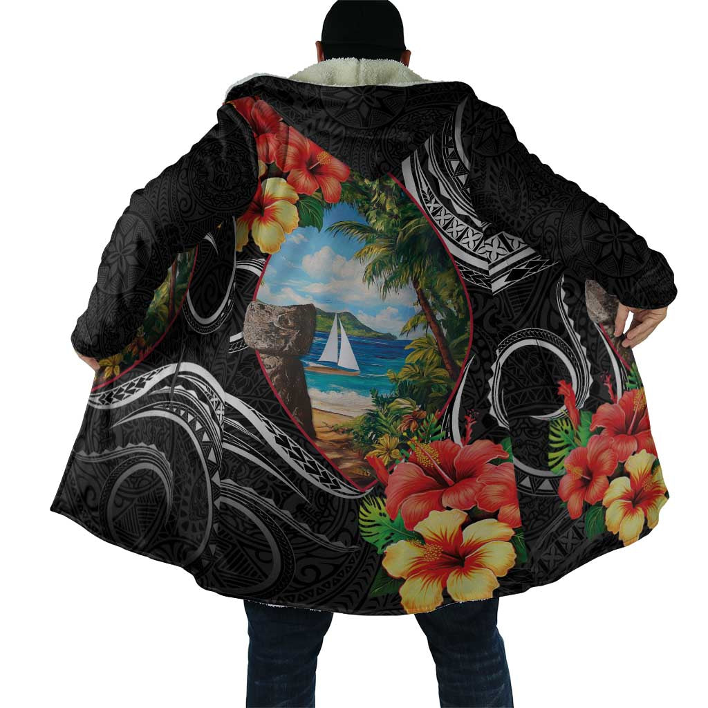 Hafa Adai Guam Cloak Guahan Seal Chamorro Stones Tribal - Polynesian Pride