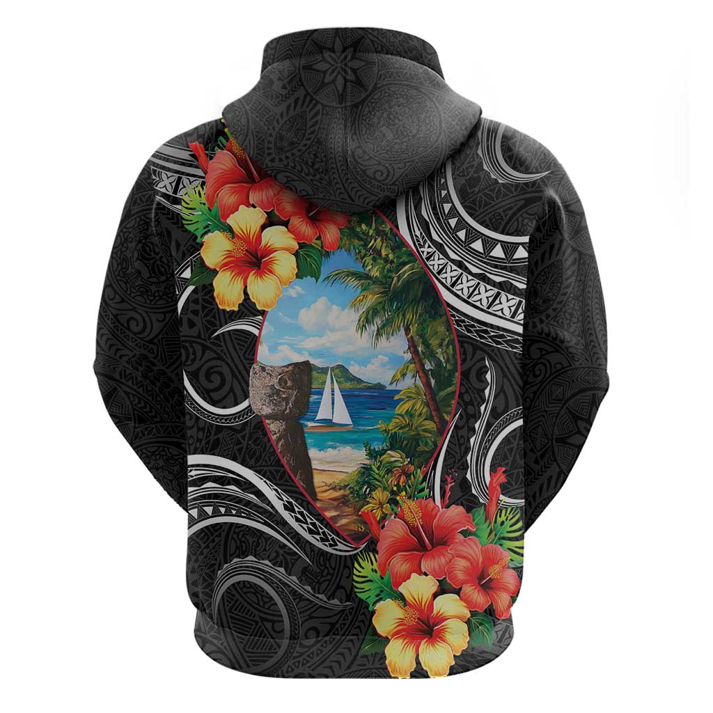 Hafa Adai Guam Hoodie Guahan Seal Chamorro Stones Tribal