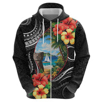 Hafa Adai Guam Hoodie Guahan Seal Chamorro Stones Tribal