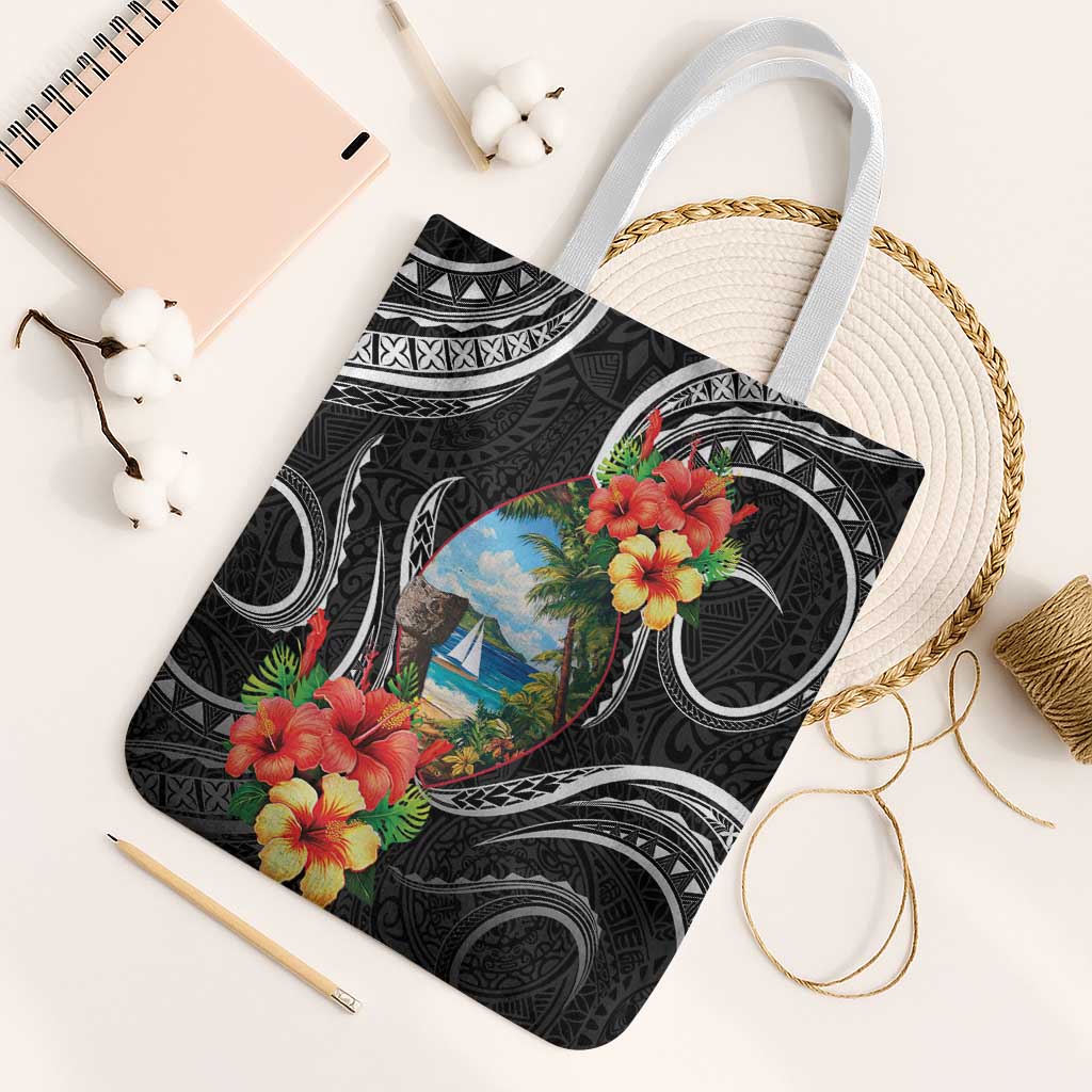 Hafa Adai Guam Tote Bag Guahan Seal Chamorro Stones Tribal - Polynesian Pride