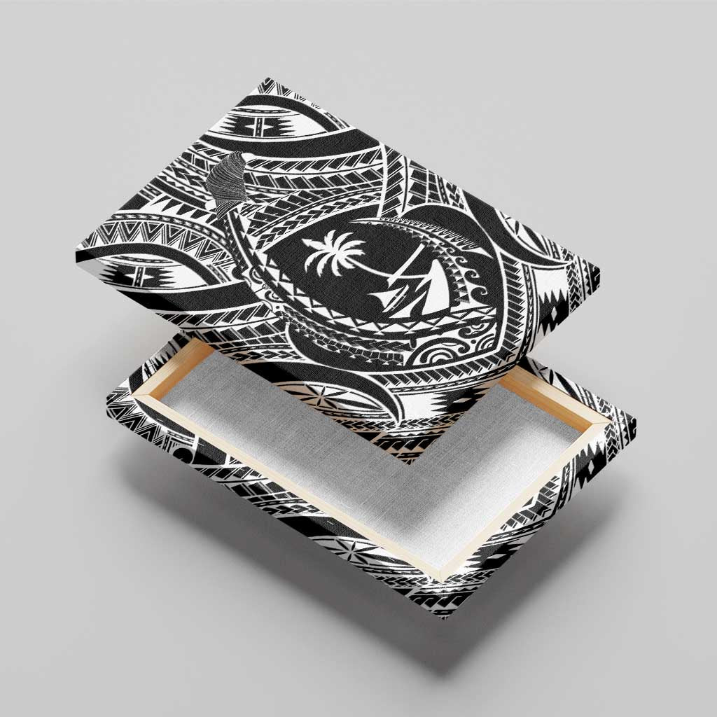 Hafa Adai Guam Inspired Tattoo Canvas Wall Art