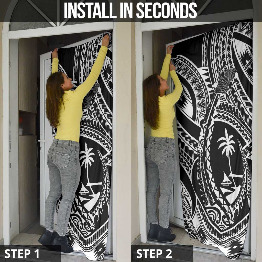 Hafa Adai Guam Inspired Tattoo Door Cover - Polynesian Pride