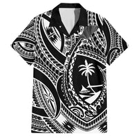 Hafa Adai Guam Inspired Tattoo Family Matching Long Sleeve Bodycon Dress and Hawaiian Shirt