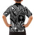 Hafa Adai Guam Inspired Tattoo Family Matching Off Shoulder Maxi Dress and Hawaiian Shirt
