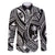 Hafa Adai Guam Inspired Tattoo Family Matching Off Shoulder Maxi Dress and Hawaiian Shirt