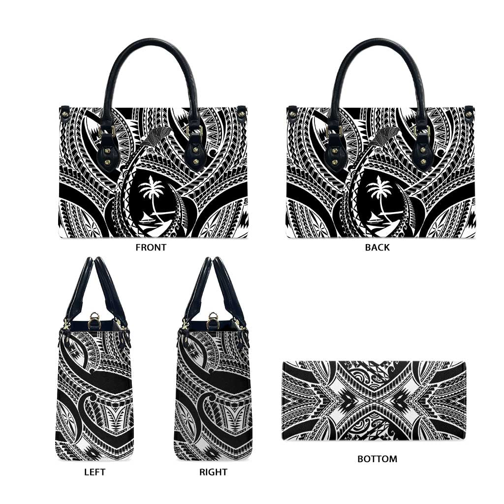 Hafa Adai Guam Inspired Tattoo Leather Bag - Polynesian Pride
