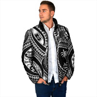 Hafa Adai Guam Inspired Tattoo Padded Jacket - Polynesian Pride