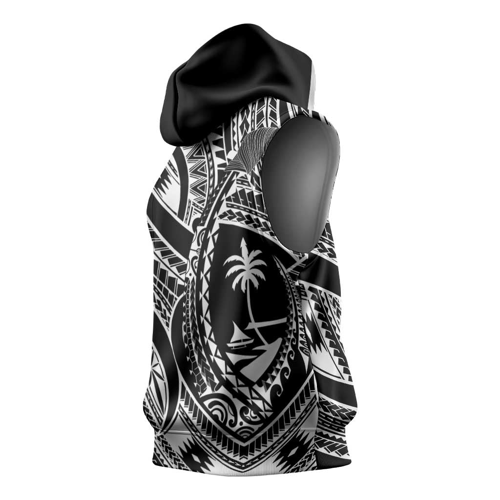 Hafa Adai Guam Inspired Tattoo Sleeveless Hoodie LT9 - Polynesian Pride