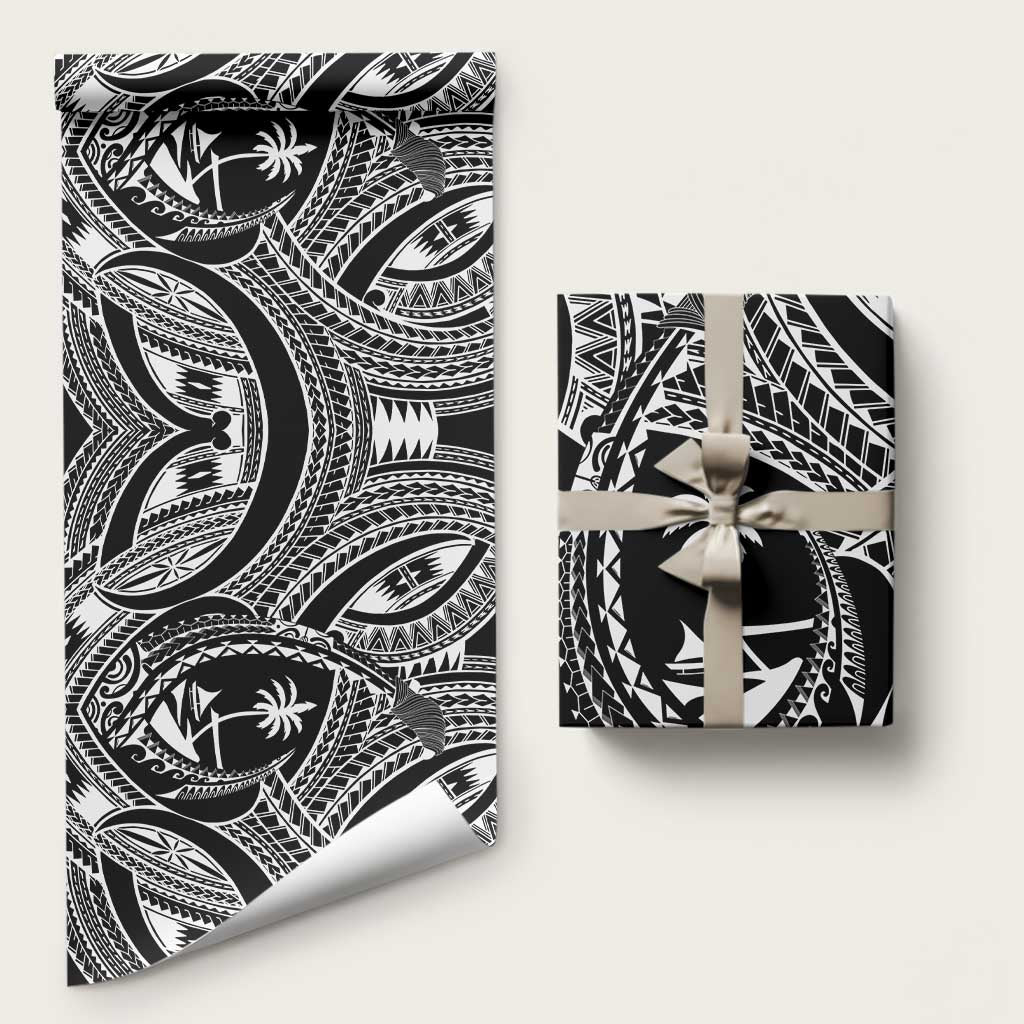 Hafa Adai Guam Inspired Tattoo Wrapping Paper - Polynesian Pride