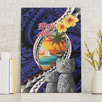 Hafa Adai Guam Seal Latte Stones Artwork Canvas Wall Art