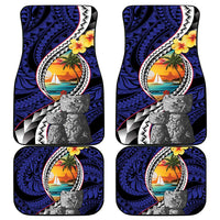 Hafa Adai Guam Seal Latte Stones Artwork Car Mats