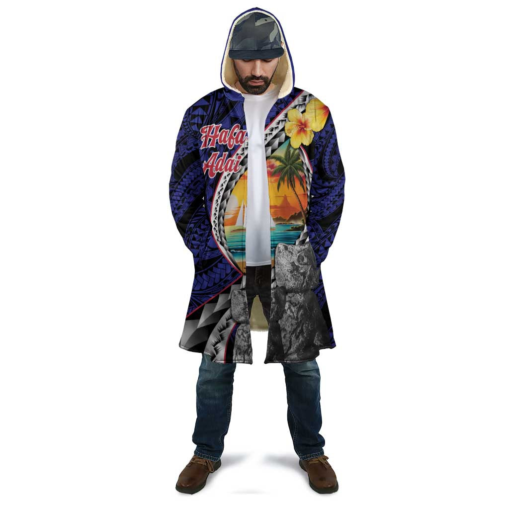 Hafa Adai Guam Seal Latte Stones Artwork Cloak - Polynesian Pride