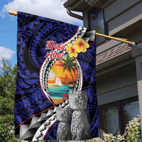 Hafa Adai Guam Seal Latte Stones Artwork Garden Flag