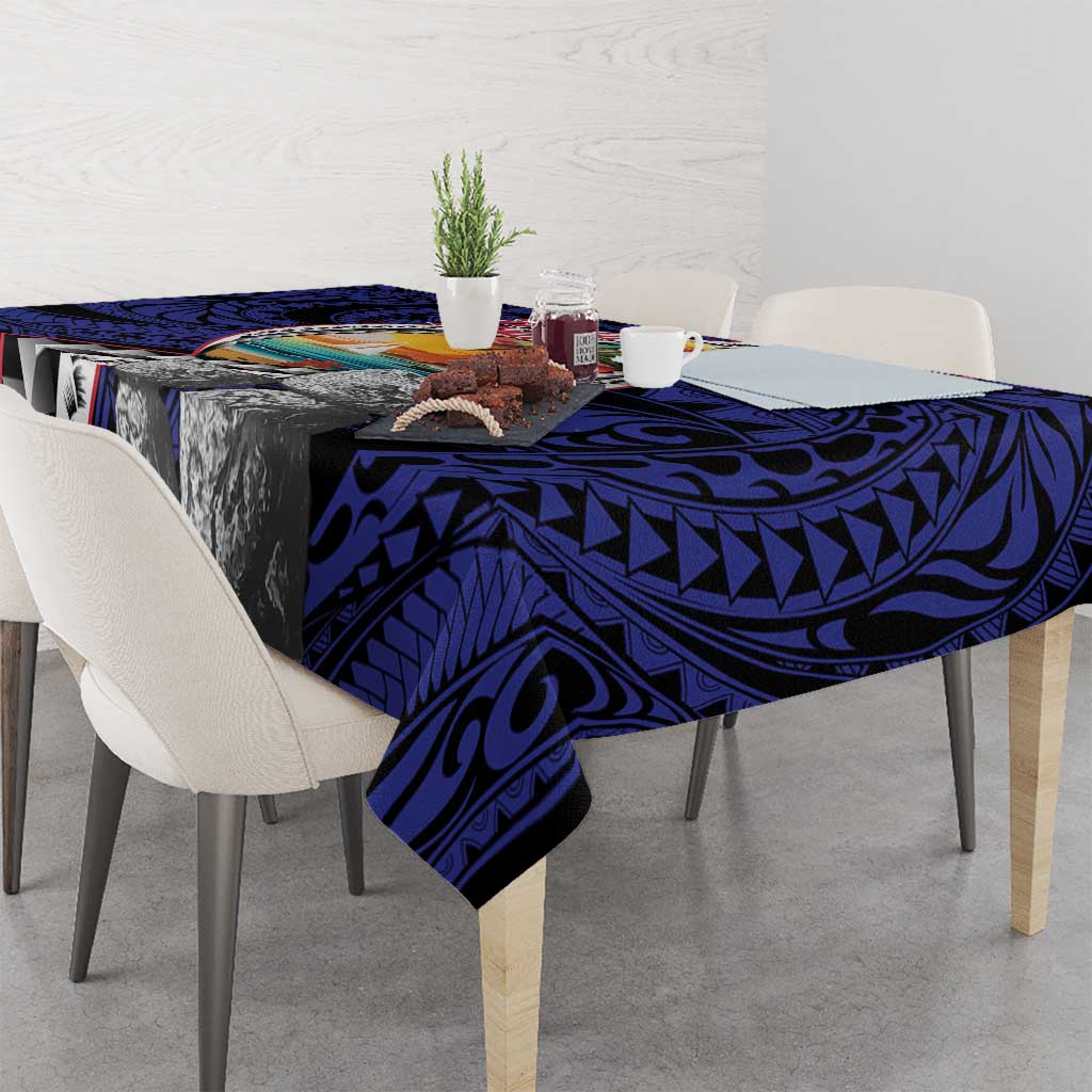Hafa Adai Guam Seal Latte Stones Artwork Tablecloth