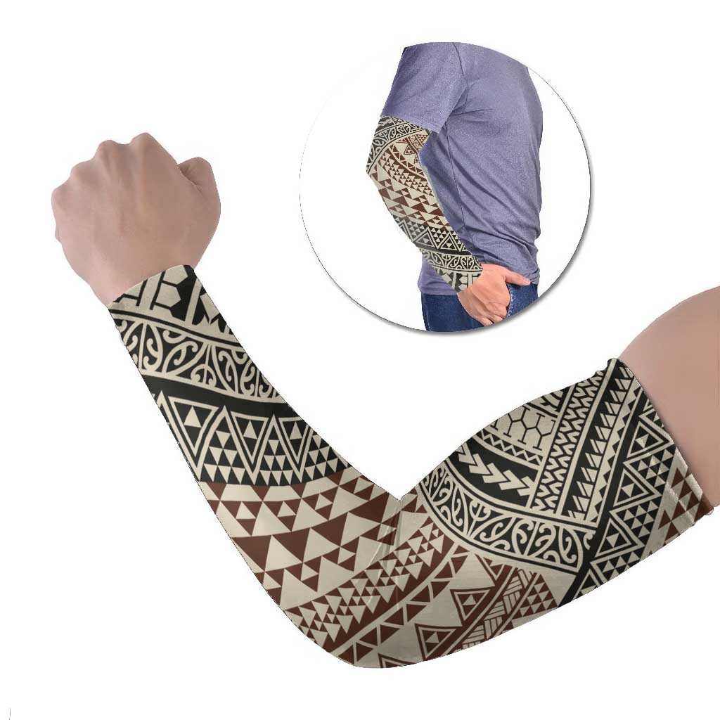 Niho Taniwha Kowhaiwhai Arm Sleeves - Polynesian Pride