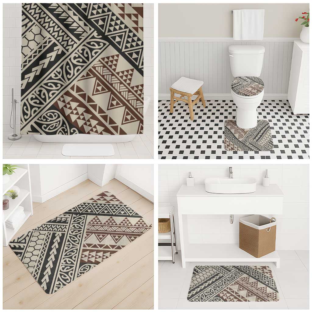 Niho Taniwha Kowhaiwhai Bathroom Set - Polynesian Pride