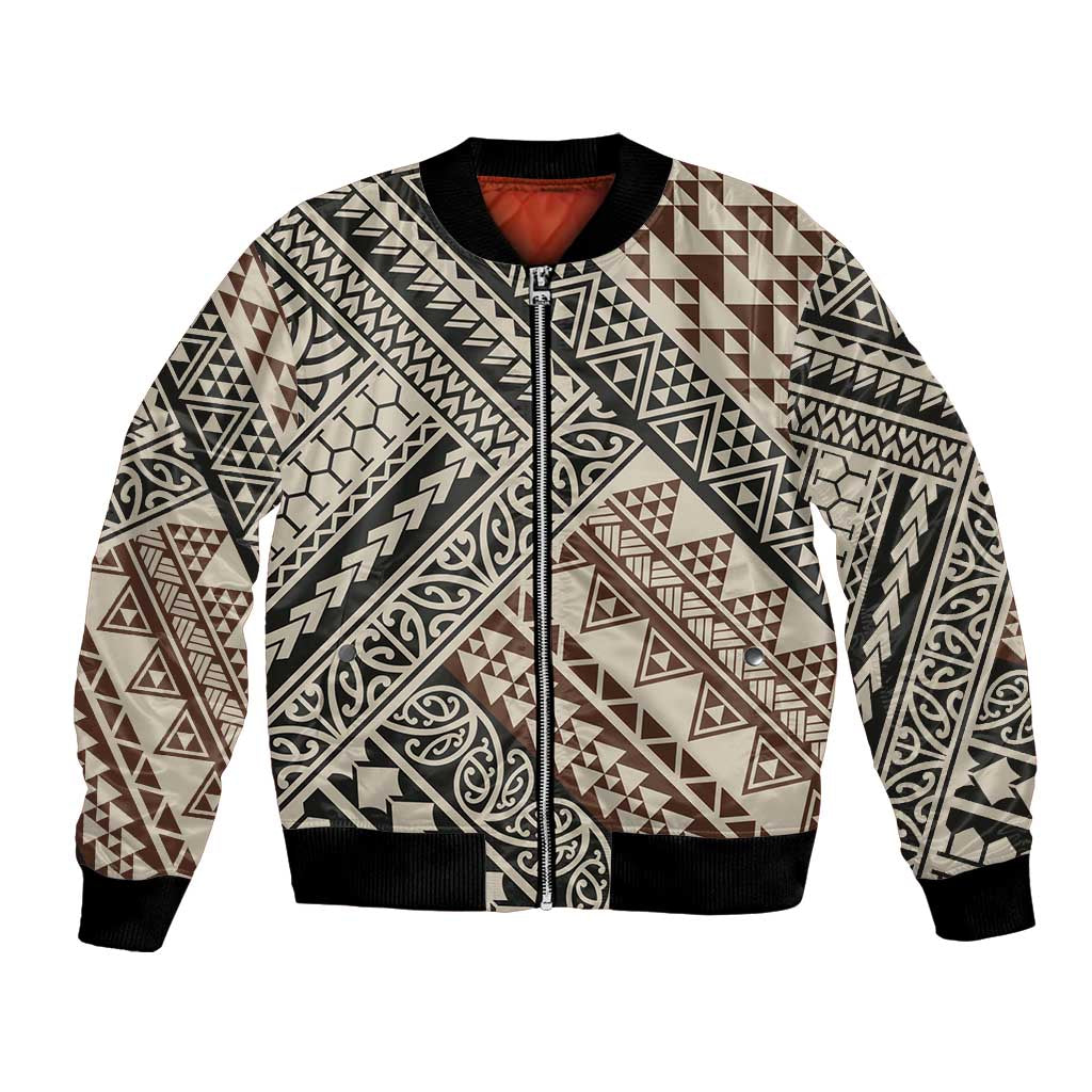 Niho Taniwha Kowhaiwhai Bomber Jacket