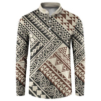 Niho Taniwha Kowhaiwhai Button Sweatshirt