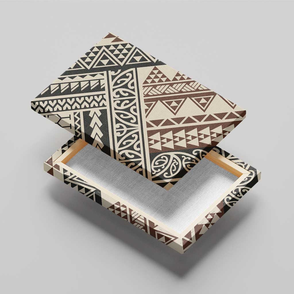 Niho Taniwha Kowhaiwhai Canvas Wall Art