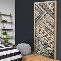 Niho Taniwha Kowhaiwhai Door Cover - Polynesian Pride